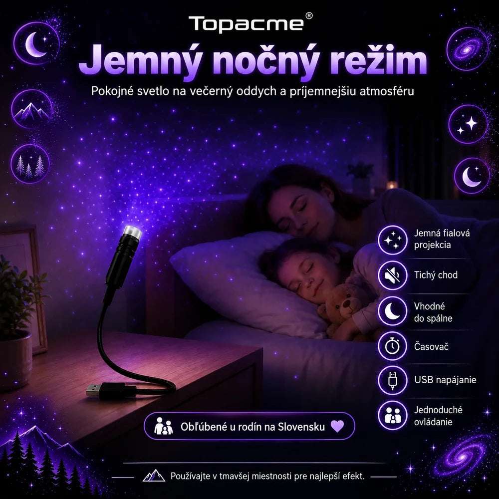 Topacme® USB projekčné svetlo