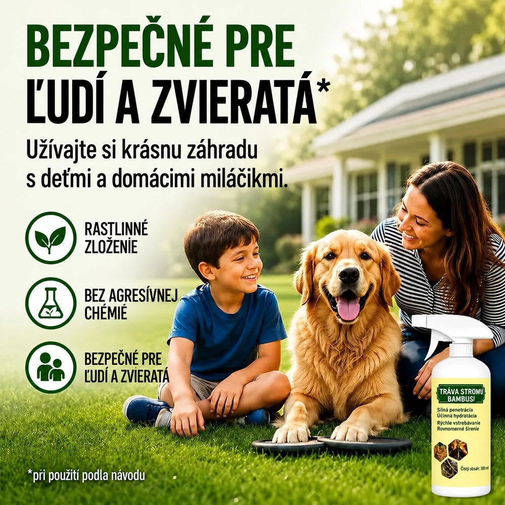 Rýchlo pôsobiaci sprej proti burine