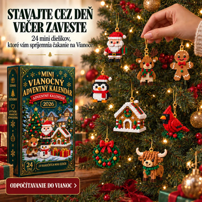 Adventi naptár mini karácsonyfadíszekkel – 32. kép