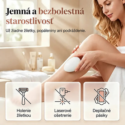 Bezbolestná kryštálová depilačná kostka