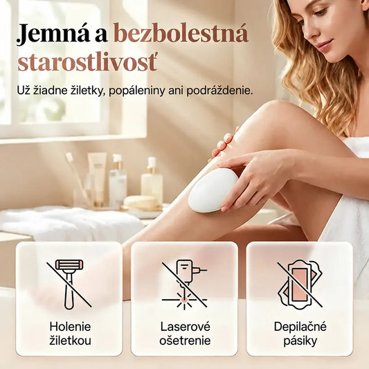 Bezbolestná kryštálová depilačná kostka