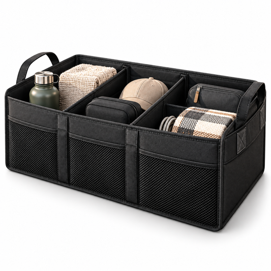 Tavriqio Trunk Organizer with Adjustable Dividers