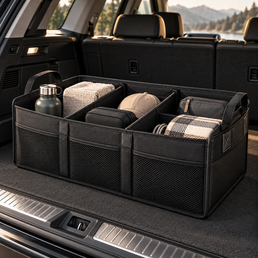 Tavriqio Trunk Organizer with Adjustable Dividers