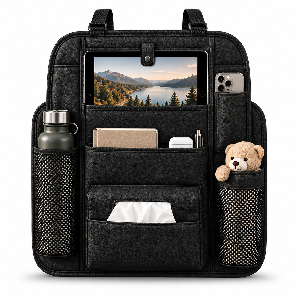 Tavriqio Seat Back Organizer with Tablet Pocket