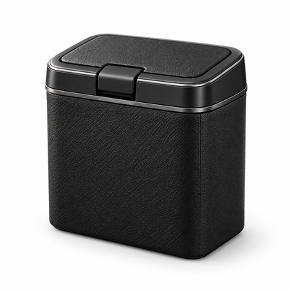 Tavriqio Compact Car Trash Bin with Lid