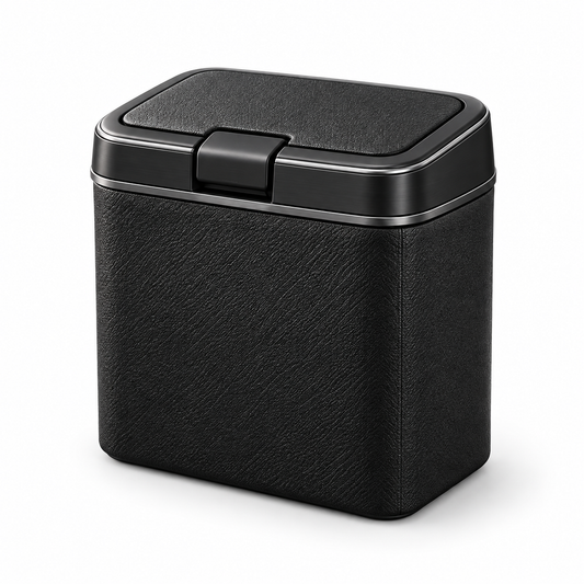 Tavriqio Compact Car Trash Bin with Lid