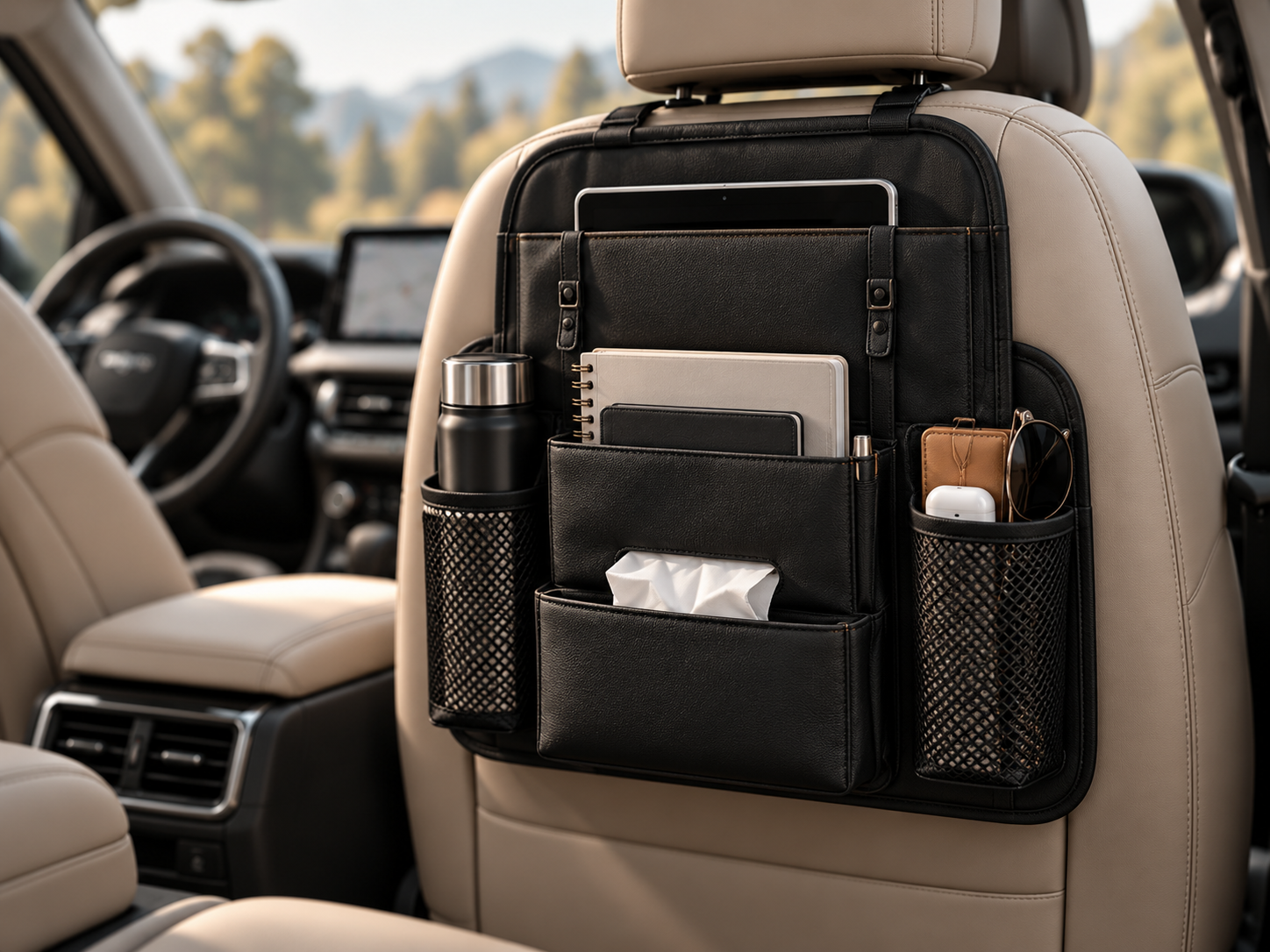 Tavriqio seat-back organizer